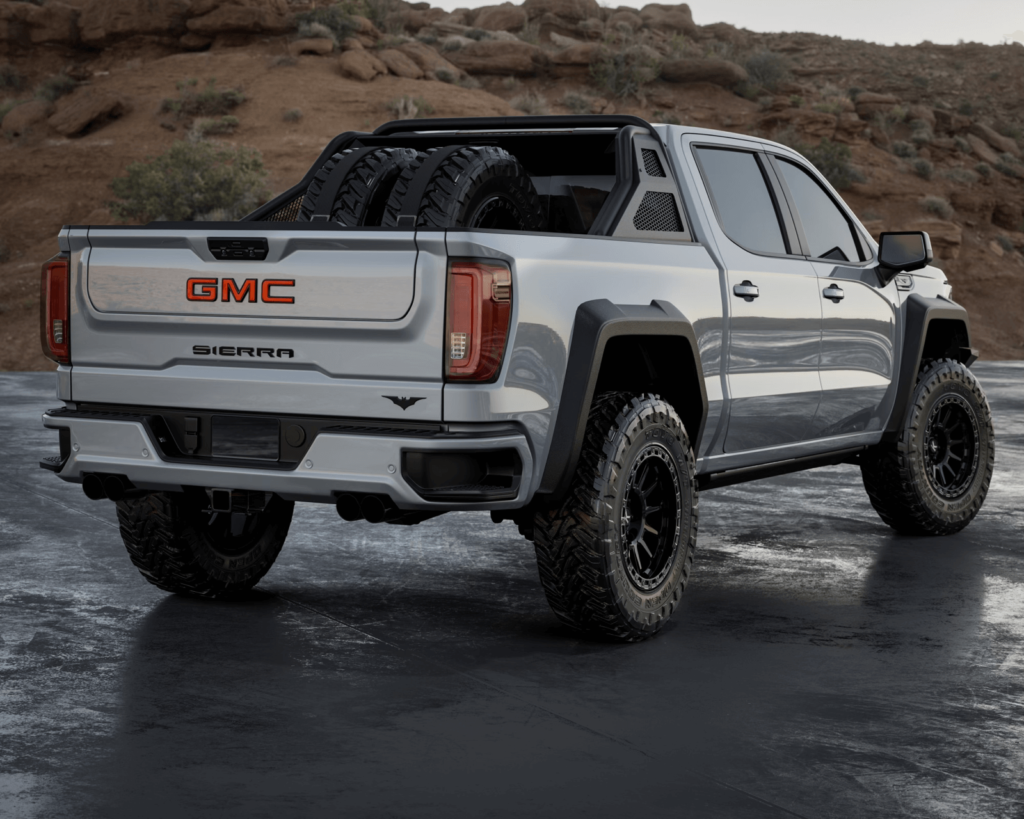 GMC 1500 Lifted Rear